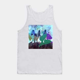 Three girls smoking Tank Top